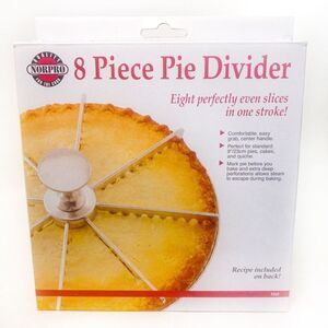 New Norpro 8 Piece Pie Divider Baking Tool